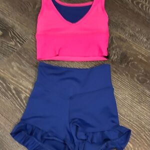 Pink and Blue Tiger Friday set